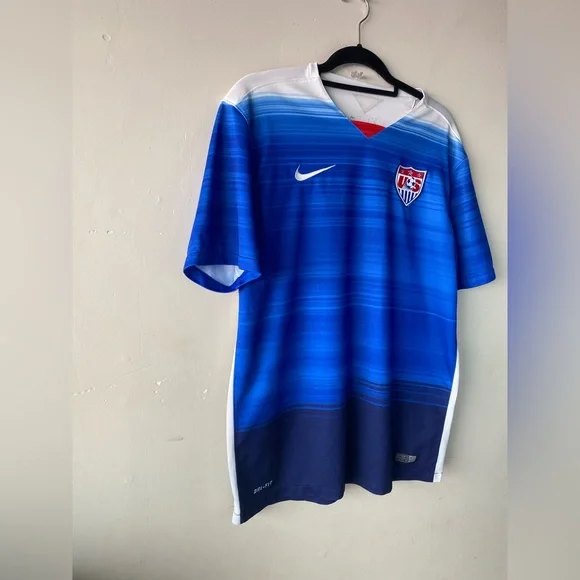 2015 Authentic Nike Team USA World Cup Home Futbol Soccer Jersey Kit USMNT - Picture 2 of 15